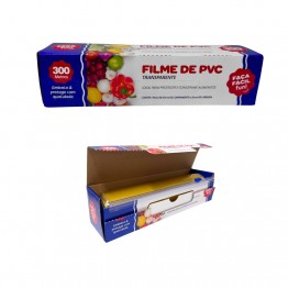 Filme Pvc 28cmx300m Fff C/trilho