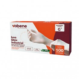 Luva Latex G Vabene C/100 C/po