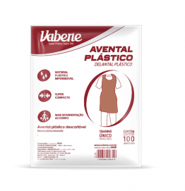 Avental Plast Desc C/100 Vabene 1,10x70cm 6,5gr