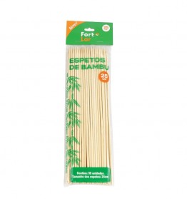 Espeto De Bambu Fortlar 25cm C/50