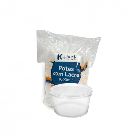 Pote 500ml K-pack Lacre C/10 Redondo