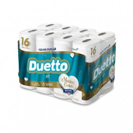 Papel Higiênico F.dupla Duetto C/16rl30m Fit (64 Rolos)