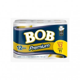 Papel Higiênico F.dupla Bob Prem C/12rl 30mt (72 Rolos) L12/p11