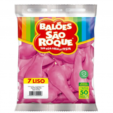 Balao 7 Liso C/50 Sao Roque Rs Tutti