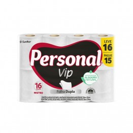 Papel Higiênico F.dupla Personalvip C/16 30m L16/p15 (64 Rolos)