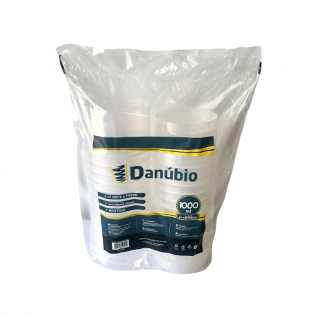 Pote 1000ml Tr Danubio C/24 Kit Redondo