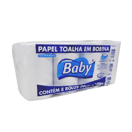 Toalha Bob 8x20x100 100% Baby 22g