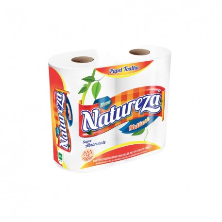 Papel Toalha Cozinha Natureza C/2 100fl