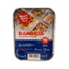 Bandeja Aluminio 225ml C/10 Faca Facil