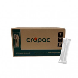 Kit Garfo/faca Cropac C/50 Branco