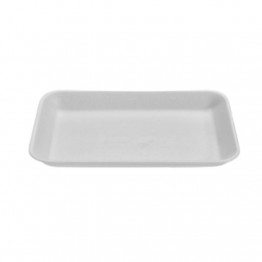 Bandeja Isopor 02 Rasa B Apetite C/100 Br 140x210x17mm Fd 4