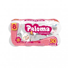 Papel Higiênico F.simples Paloma 64 Rolos 30mt Perfumado